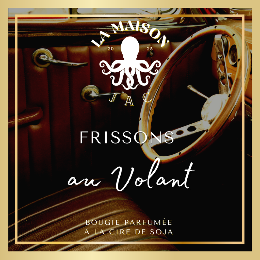 Bougie parfumée "Frissons au volant"