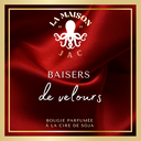 Bougie parfumée "Baisers de velours"